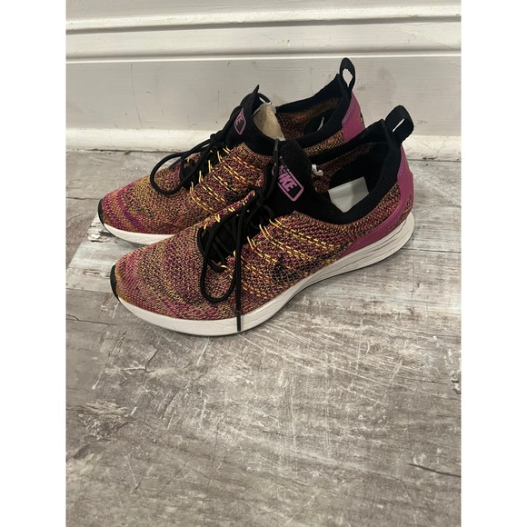 Nike Shoes - Nike Womens Air Zoom Mariah Flyknit Racer Multicolor Running Shoes Size 9.5